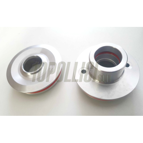 Exhaust silencer MD RACING Øe=70mm, inlet Ø=25mm, L=240mm, aluminium