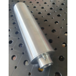 Exhaust silencer MD RACING Øe=70mm, inlet Ø=25mm, L=220mm, aluminium
