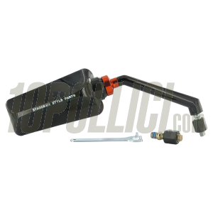 Specchio retrovisore STAGE 6 F1-Look  destra, nero