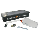 Specchio retrovisore STAGE 6 F1-Look  destra, bianco