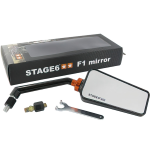 Rearview mirror STAGE 6 F1-Look Right, Shiny Carbon look