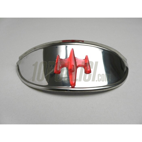 Haedlight visor CLASSIC red airplane haedlight Ø120mm
