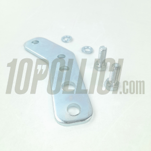 All-round mirror holder - zinc plated