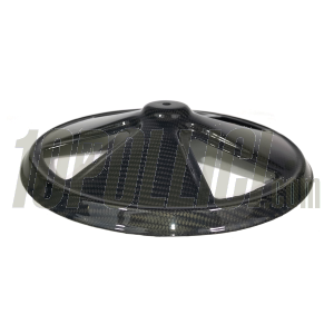 Hub cap "4 Spokes" for open 10" rim TOMAS COMPOSITI Vespa  50, Primavera, ET3, PK GT, Sprint, GL, GS, 180 SS, Sprint V, Rally, TS, PX, PE, Lusso, T5, LML - CARBON FIBER