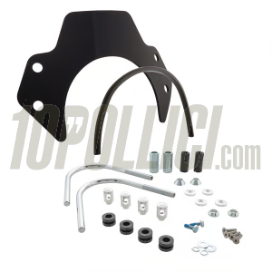 Wind shield SIP SERIES PORDOI, toned, silver brackets, Vespa GTS, GTS Super 125-300ccm (2023-)