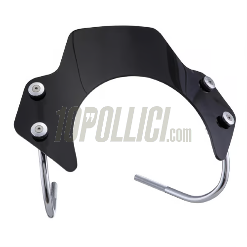Wind shield SIP SERIES PORDOI, toned, silver brackets, Vespa GTS, GTS Super 125-300ccm (2023-)