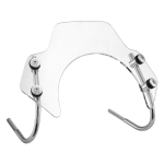 Wind shield SIP SERIES PORDOI, clear, silver brackets, Vespa GTS, GTS Super 125-300ccm (2023-)