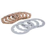 Clutch plates set FERODO FCS0545/MO Standard red - Lambretta LI, LIS, SX, TV (series 2-3), DL, GP - 5 discs