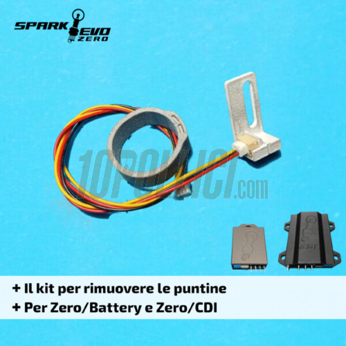Digital sensor SparkEVO Zero / Battery o SparkEVO Zero/CDI, PIAGGIO Vespa 125-150, to remove the contact braker