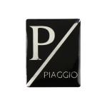 Emblem PIAGGIO Vespa PX125-200 MY, '11, Vespa 50-300cc LX, LXV, S, Primavera, Sprint, GTS, GTS Super, GTV, GT60, GT, 946, black