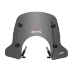Wind shield FACO "GTS" - Vespa GTS, GTS Super 125-300cc (2023-) - transparent tanned