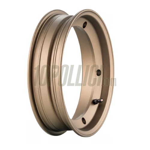 Alloy wheel rim SIP 2.0 matt bronze 2.50-10 Tubeless Vespa 50, 125 ET3 Primavera, PK, PX, T5