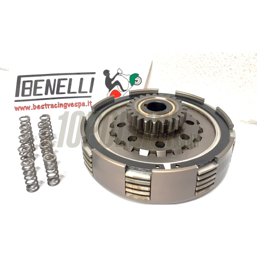 Clutch BENELLI PX5 Vespa Largeframe, COSA 2 type - z=25 for primary driven gear z=63 straight teeth Malossi and z=60 Benelli
