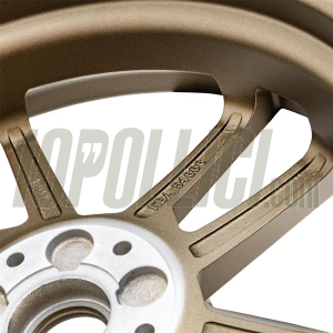 Cerchio in lega SIP MK IV anteriore e posteriore per Vespa 125-300cc GTS, GTS Super, GTV, GT 60, GT, GT L, 3.00-13", ET20, 5x86, Bronzo opaco