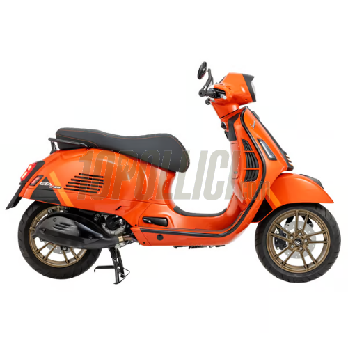Cerchio in lega SIP MK IV anteriore e posteriore per Vespa 125-300cc GTS, GTS Super, GTV, GT 60, GT, GT L, 3.00-13", ET20, 5x86, Bronzo opaco
