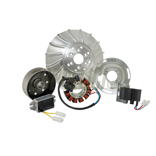 Ignition YGROS RACE by VAPE, 12, AC, variable timing - Vespa GS160 2° Serie, 180SS