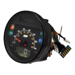 Speedometer rev counter SIP 2.1 "Lusso Style" for Vespa PX Lusso, 14.000rpm, face: grey, 140 km/h- 90 mph - suitable for PX '98, MY, '11