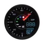 Speedometer rev counter SIP TACHO KARACHO for LML Star 125-200 Star, Deluxe, Stella 2T, 4T, 10.000rpm, face: black