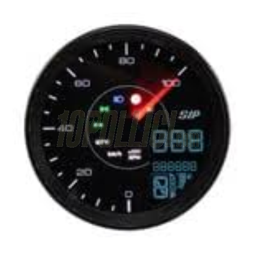 Speedometer rev counter SIP TACHO KARACHO for Vespa PX Arcobaleno, '98, MY, '11, 10.000rpm, face: black