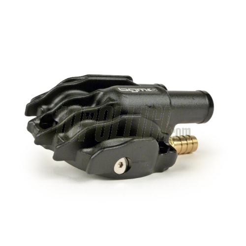 Water pump cover -BGM PRO Faster Flow- Vespa GT, GTS, GTL, GTV 125-300, GTS300 HPE - black anodised 