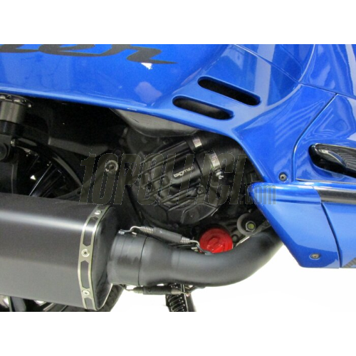 Water pump cover -BGM PRO Faster Flow- Vespa GT, GTS, GTL, GTV 125-300, GTS300 HPE - black anodised 