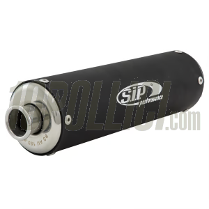Espansione racing SIP PERFORMANCE MUSTANG Design by NORDSPEED Vespa T5, silenziatore in alluminio nero opaco