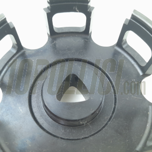 Clutch basket FABBRI RACING FB36 with polygonal graft for Vespa Smallframe