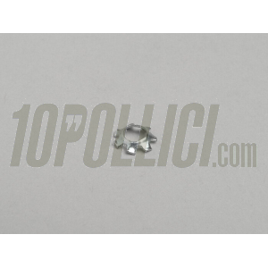 Serrated washer 45° for handlebar cover screw  Lambretta LI, LIS, SX, TV, DL, GP 