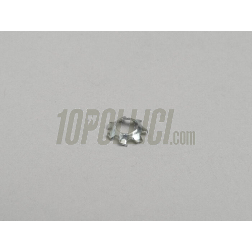 Serrated washer 45° for handlebar cover screw  Lambretta LI, LIS, SX, TV, DL, GP 