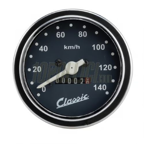 ContaKm SIP Classic Vespa PK 50-125 S, SS, cornice cromata - 140 km/h