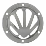 Horn cover Vespa VBA, VBB, 150 GL, 160 GS, 180 SS, Ø 72 mm, 4 screws, chromed