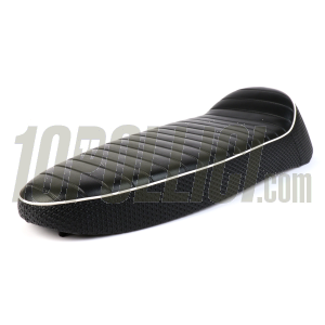Sport Seat AQUILA CONTINENTALE double seater for Vespa 50, 125 ET3 Primavera - BLACK
