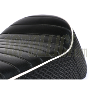 Sport Seat AQUILA CONTINENTALE double seater for Vespa 50, 125 ET3 Primavera - BLACK