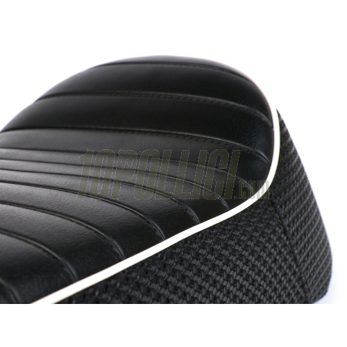 Sport Seat AQUILA CONTINENTALE double seater for Vespa 50, 125 ET3 Primavera - BLACK