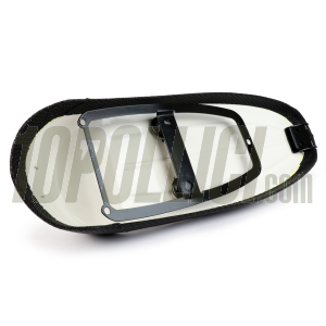 Sport Seat AQUILA CONTINENTALE double seater for Vespa 50, 125 ET3 Primavera - BLACK