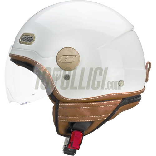 Helmet CGM 191I PIX IT White Green Red - shaped visor - XS