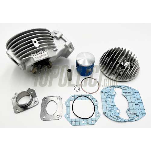 Cylinderkit PARMAKIT W-FORCE "PROTO 23"150cc, d60, conrod 105, stroke 53, side spark plug head, Vespa Smallframe