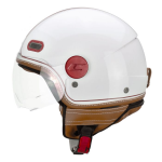 Helmet CGM 191V PIX VINTAGE White Burgundy - shaped visor - S