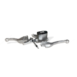 Kit VB-11 pompa freno idraulica e  leva frizione OTTOPUNTOUNO  Vespa PK - alluminio CNC, Ø 11mm - silver