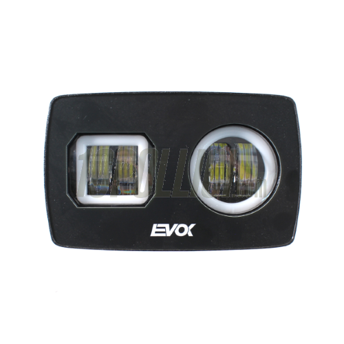 Headlamp Unit LED EVOK, DX, for APE 50 with double headlamps