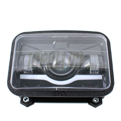 Fanale anteriore a LED EVOK per APE 50 faro singolo