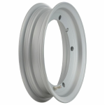 Alloy wheel rim SIP 2.50-11" tubeless Vespa GT, TS, GL, Sprint, Rally, PX, PE, T5, Cosa - silver - for 110/70-11" tyres