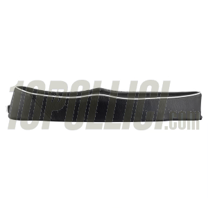 Sella sportiva per Vespa VNA, VNB, GT, GTR, TS, VBA, VBB, GL, Sprint, Super, Sprint Veloce, PX, PE - nero con bordino grigio