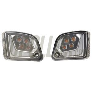 Rear and front blinkers set SIP, led, clear lenses, with marker lights for Vespa GTS, GTS Super, GTV 125-300cc '14-'22
