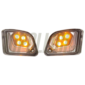 Rear and front blinkers set SIP, led, clear lenses, with marker lights for Vespa GTS, GTS Super, GTV 125-300cc '14-'22