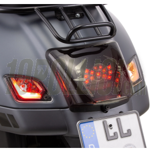 Rear and front blinkers set SIP, led, clear lenses, with marker lights for Vespa GTS, GTS Super, GTV 125-300cc '14-'22