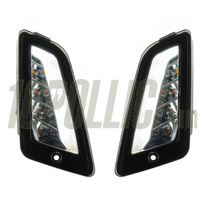 Rear and front blinkers set SIP, led, clear lenses, with marker lights for Vespa GTS, GTS Super, GTV 125-300cc '14-'22