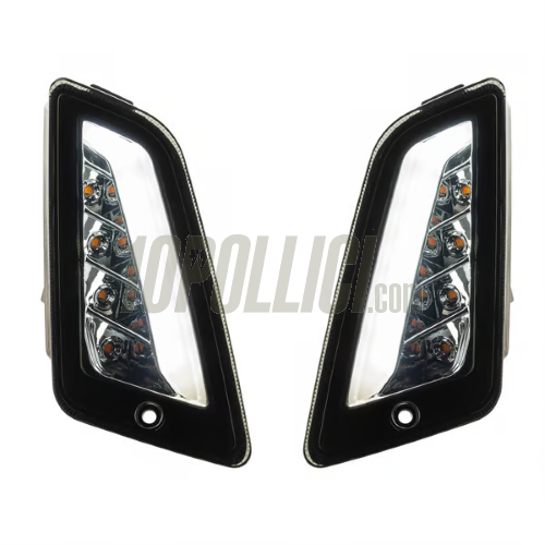 Rear and front blinkers set SIP, led, clear lenses, with marker lights for Vespa GTS, GTS Super, GTV 125-300cc '14-'22