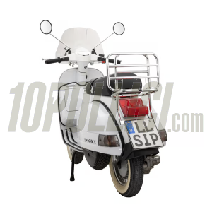 Blinker lenses SIP, front and rear, Vespa PX, MY - black, 4 pcs