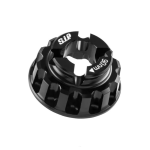 Nut lock cap front wheel SIP PERFORMANCE - Vespa PK, PX, T5, Cosa - nero